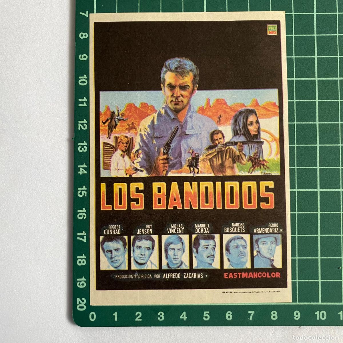 Cine: Programa Folleto de mano cine pelicula los bandidos - Foto 1