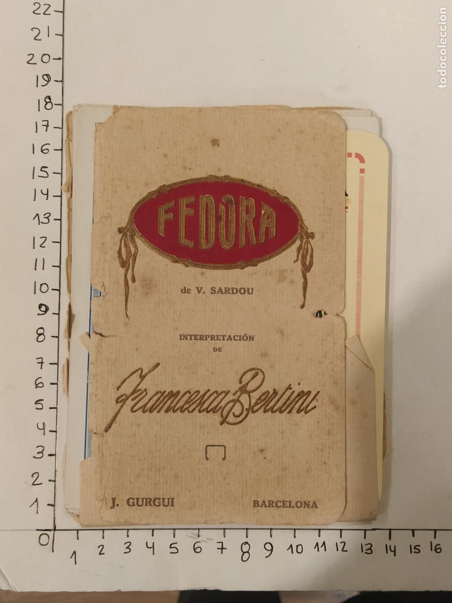 Cine: FEDORA - FRANCESCA BERTINI - PROGRAMA DE CINE ANTIGUO -(K-14.294) - Foto 21