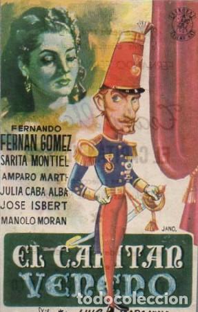 Cine: PROGRAMA DE CINE: EL CAPITAN VENENO PC-9588
