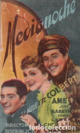 Cine: PROGRAMA DE CINE: MEDIANOCHE PC-9589
