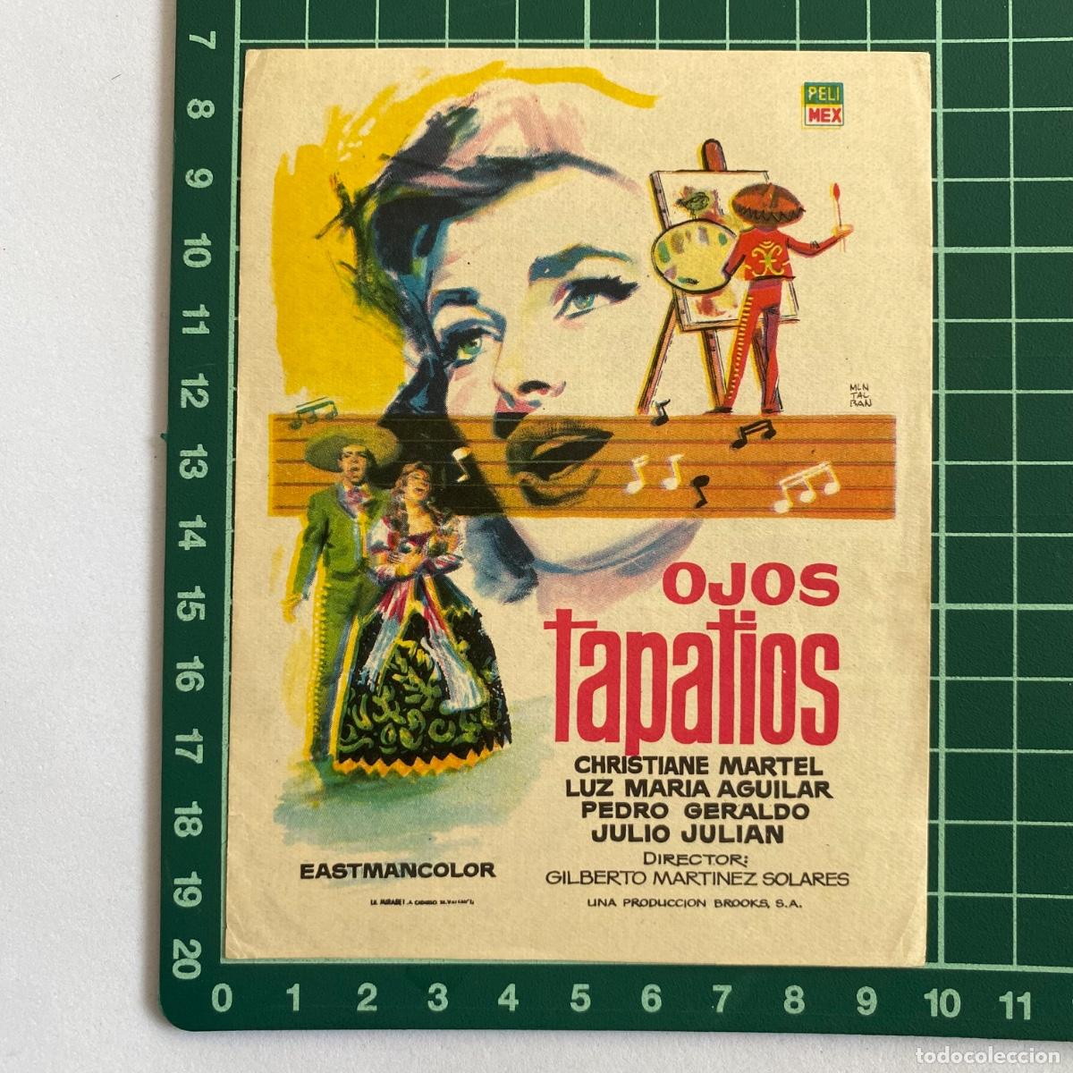 Cine: Programa Folleto de mano cine pelicula ojos tapatios - Foto 1