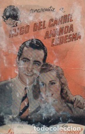Folhetos de m&atilde;o de filmes antigos de cinema: PROGRAMA DOBLE DE CINE: EL ASTRO DEL TANGO PC-9599
