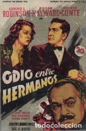 Cine: PROGRAMA DE CINE: ODIO ENTRE HERMANOS PC-9609 - Foto 1