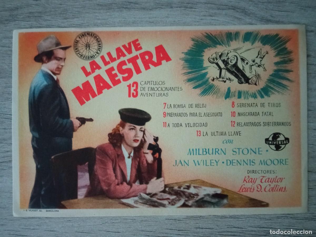 Cine: LA LLAVE MAESTRA, MILBURN STONE, DISTRIBUIDORA CENTRAL - Foto 1