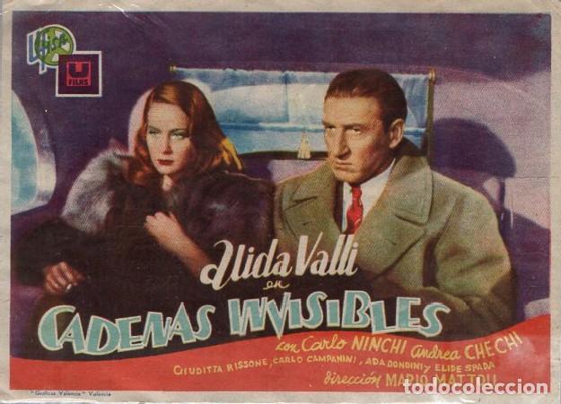 Cine: PROGRAMA DE CINE: CADENAS INVISIBLES PC-9632 - Foto 1