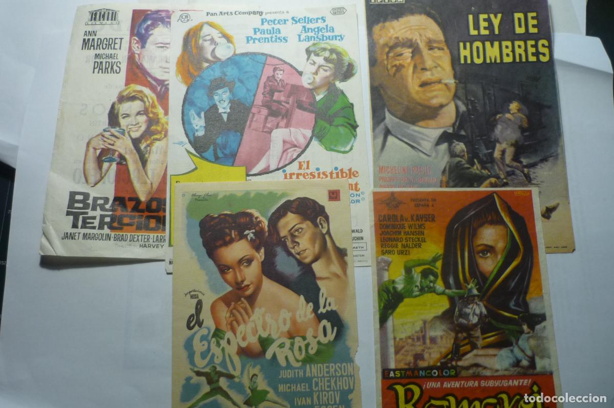 Cine: LOTE PROGRAMAS CINE VARIADOS .-&iexcl;&iexcl; 3 PUBLICIDAD&iexcl;&iexcl;