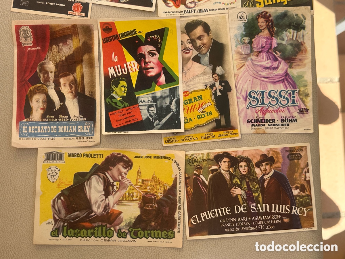 Cine: LOTE 12 PROGRAMAS DE CINE A&Ntilde;OS 40 - 50 - Foto 4