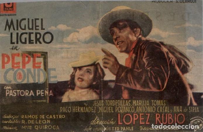 Cine: PROGRAMA DE CINE: PEPE CONDE PC-9643 - Foto 1