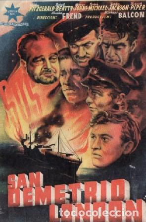 Cine: PROGRAMA DE CINE: SAN DEMETRIO LONDON PC-9646 - Foto 1