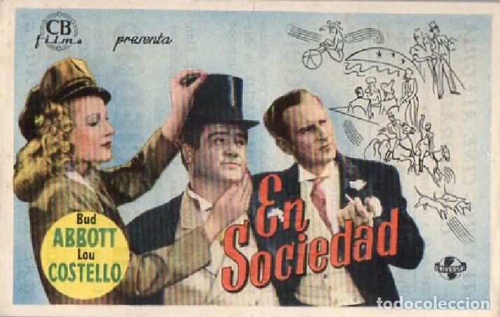 Cine: PROGRAMA DE CINE: EN SOCIEDAD PC-9652 - Foto 1