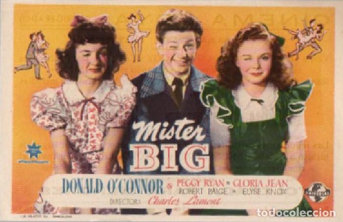 Cine: PROGRAMA DE CINE: MISTER BIG PC-9654 - Foto 1
