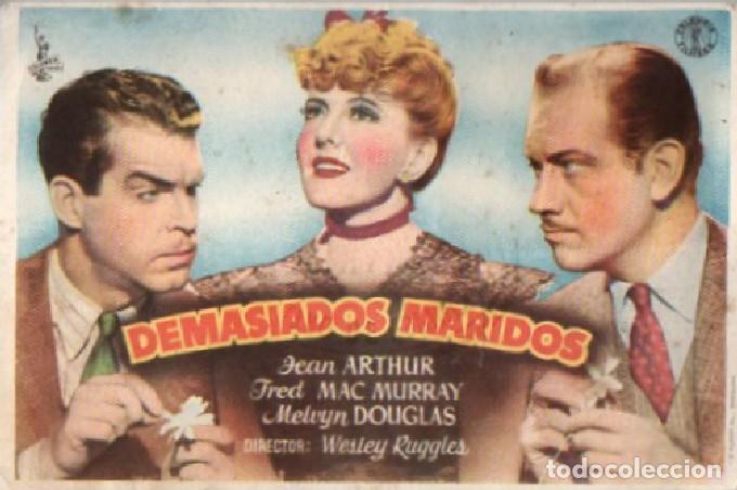 Cine: PROGRAMA DE CINE: DEMASIADOS MARIDOS PC-9667 - Foto 1