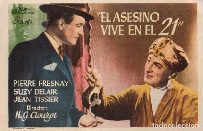 Cine: PROGRAMA DE CINE: EL ASESINO VIVE EN EL 21 PC-9685 - Foto 1