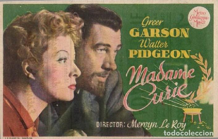 Cine: PROGRAMA DE CINE: MADAME CURIE PC-9690 - Foto 1