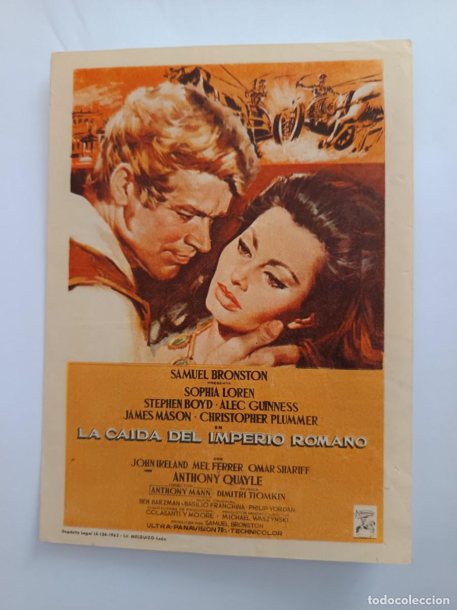 Cine: PROGRAMA DE CINE LA CAIDA DEL IMPERIO ROMANO - Foto 1