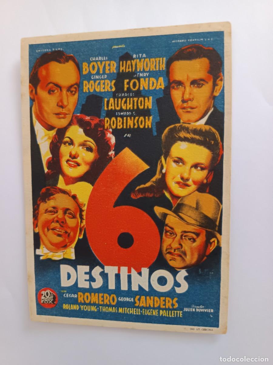 Cine: PROGRAMA DE CINE 6 DESTINOS - Foto 1
