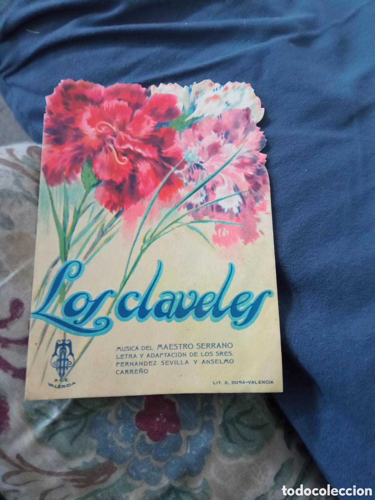 Cine: Folleto de cine de mano Los Claveles. - Foto 1