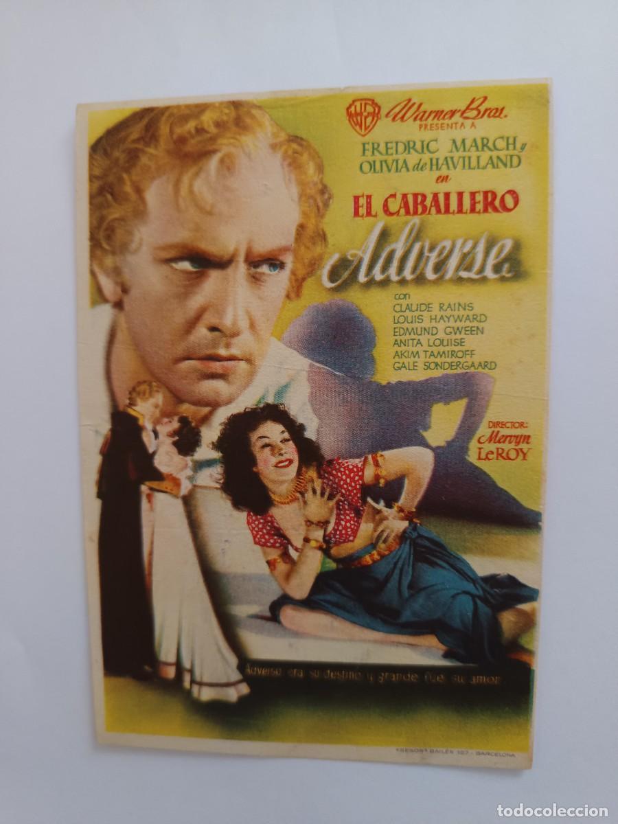 Cine: PROGRAMA DE CINE EL CABALLERO ADVERSE - Foto 1