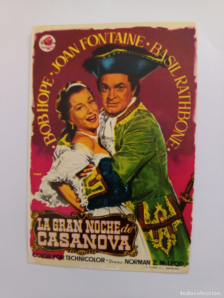 Cine: PROGRAMA DE CINE LA GRAN NOCHE DE CASANOVA - Foto 1