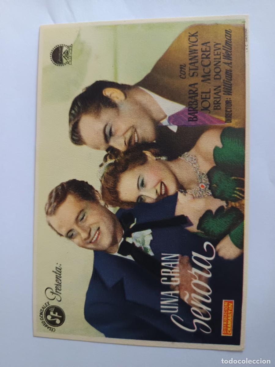 Cine: PROGRAMA DE CINE UNA GRAN SE&Ntilde;ORA - Foto 1