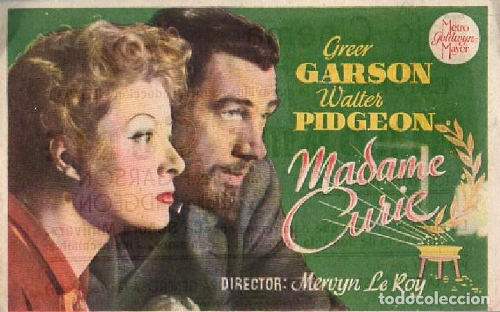 Cine: PROGRAMA DE CINE: MADAME CURIE PC-9719 - Foto 1