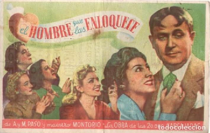 Cine: PROGRAMA DE CINE: EL HOMBRE QUE LAS ENLOQUECE PC-9727 - Foto 1