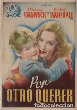 Cine: PROGRAMA DOBLE DE CINE: POR OTRO QUERER PC-9733 - Foto 1