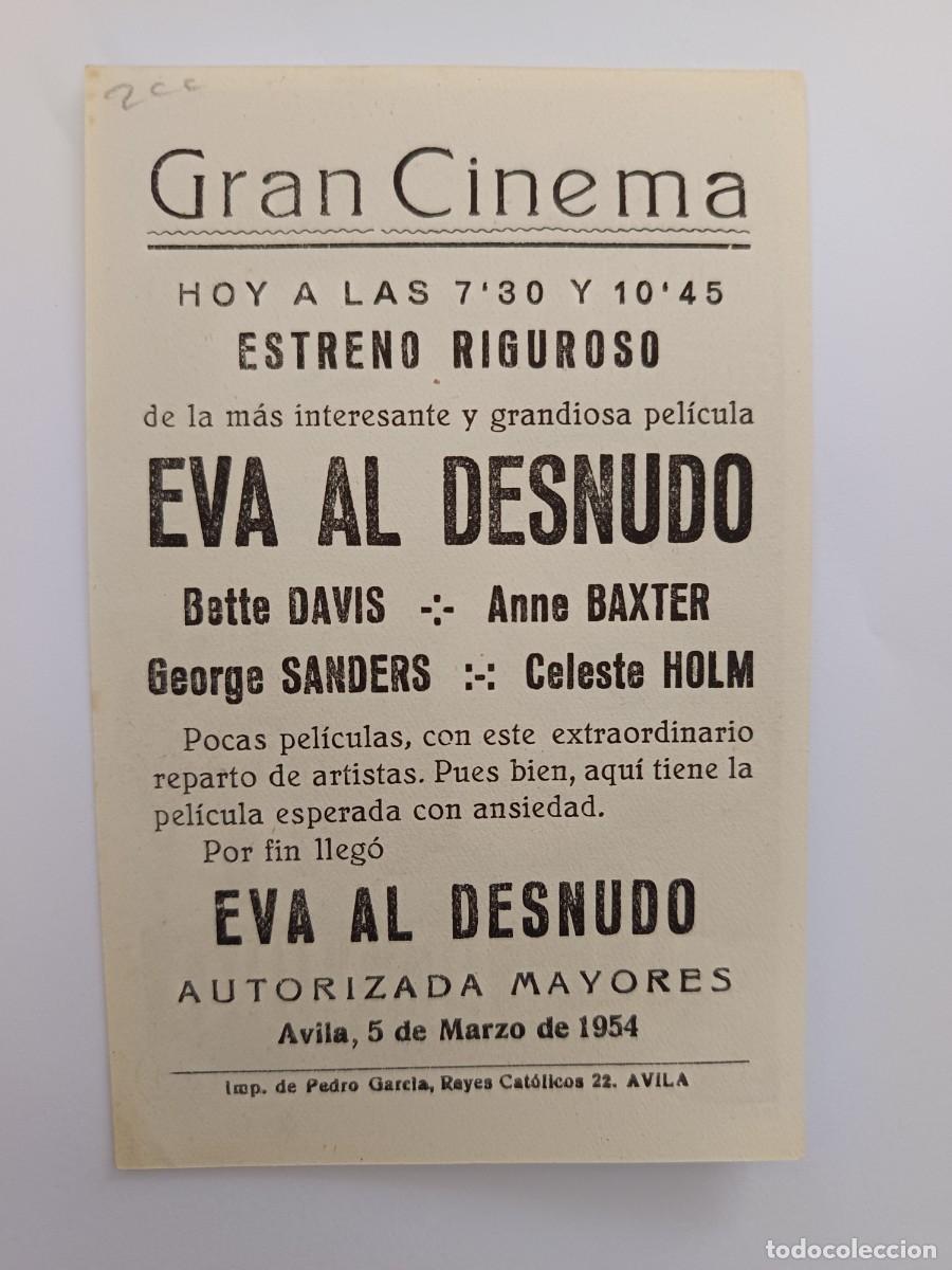 Cine: PROGRAMA DE CINE EVA AL DESNUDO - Foto 2