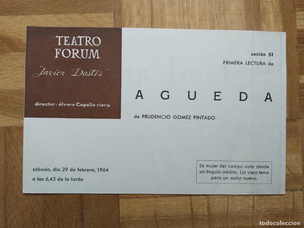 Cine: PROGRAMA TEATRO AGUEDA JOSE LUIS IZAGUIRRE INMA CODINA - Foto 1