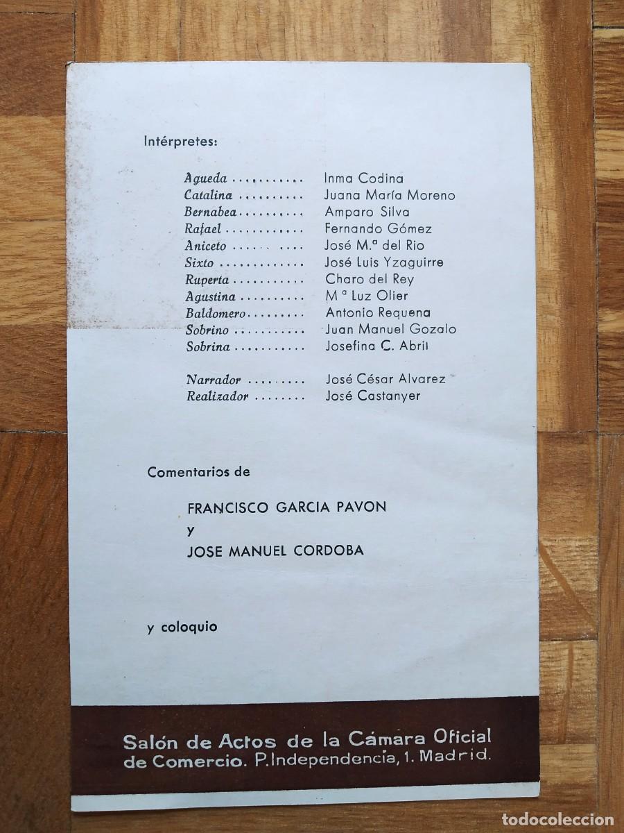 Cine: PROGRAMA TEATRO AGUEDA JOSE LUIS IZAGUIRRE INMA CODINA - Foto 2