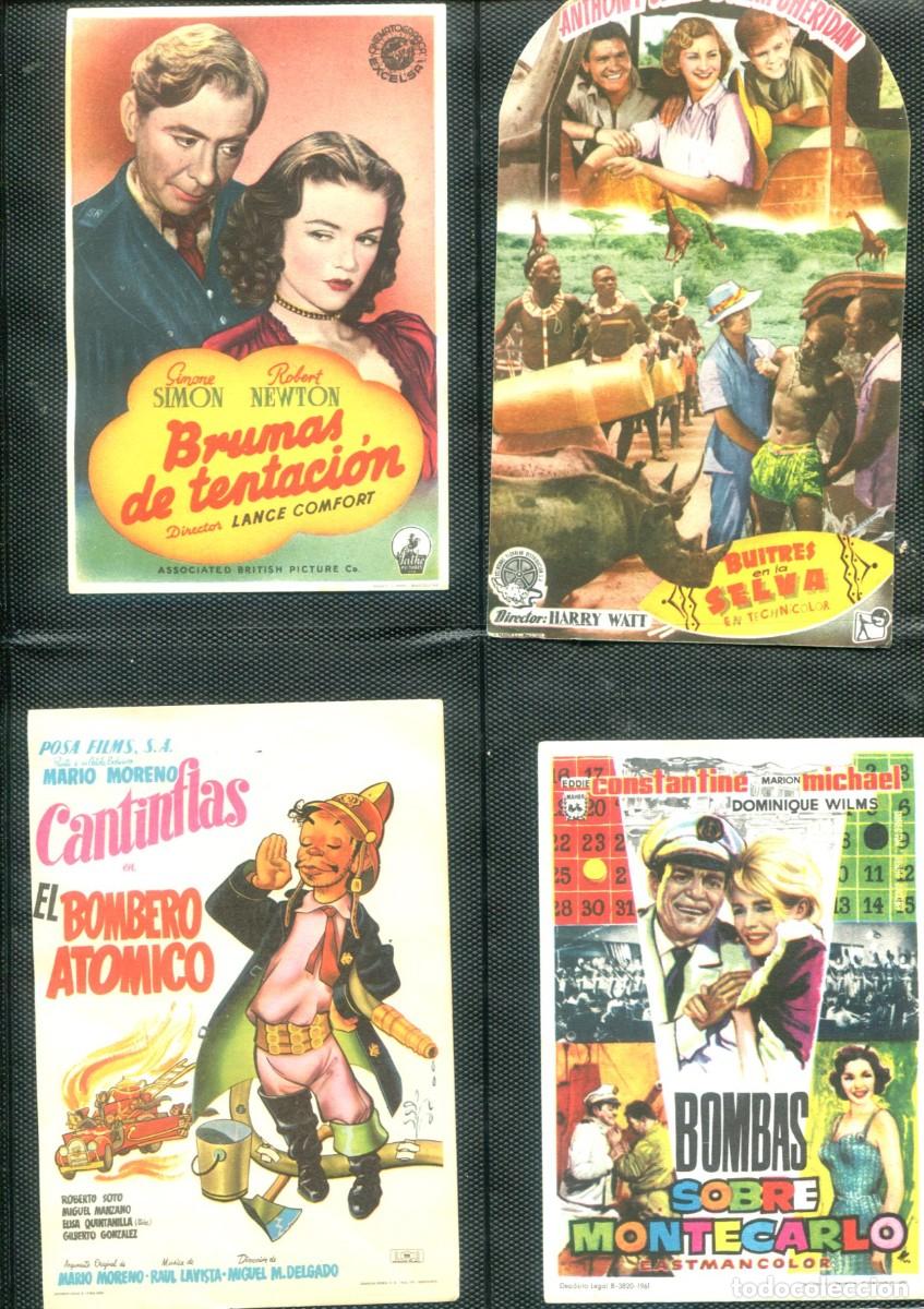Cine: Lote 4 programas de mano de cine. Folletos Sin publicidad - Foto 1