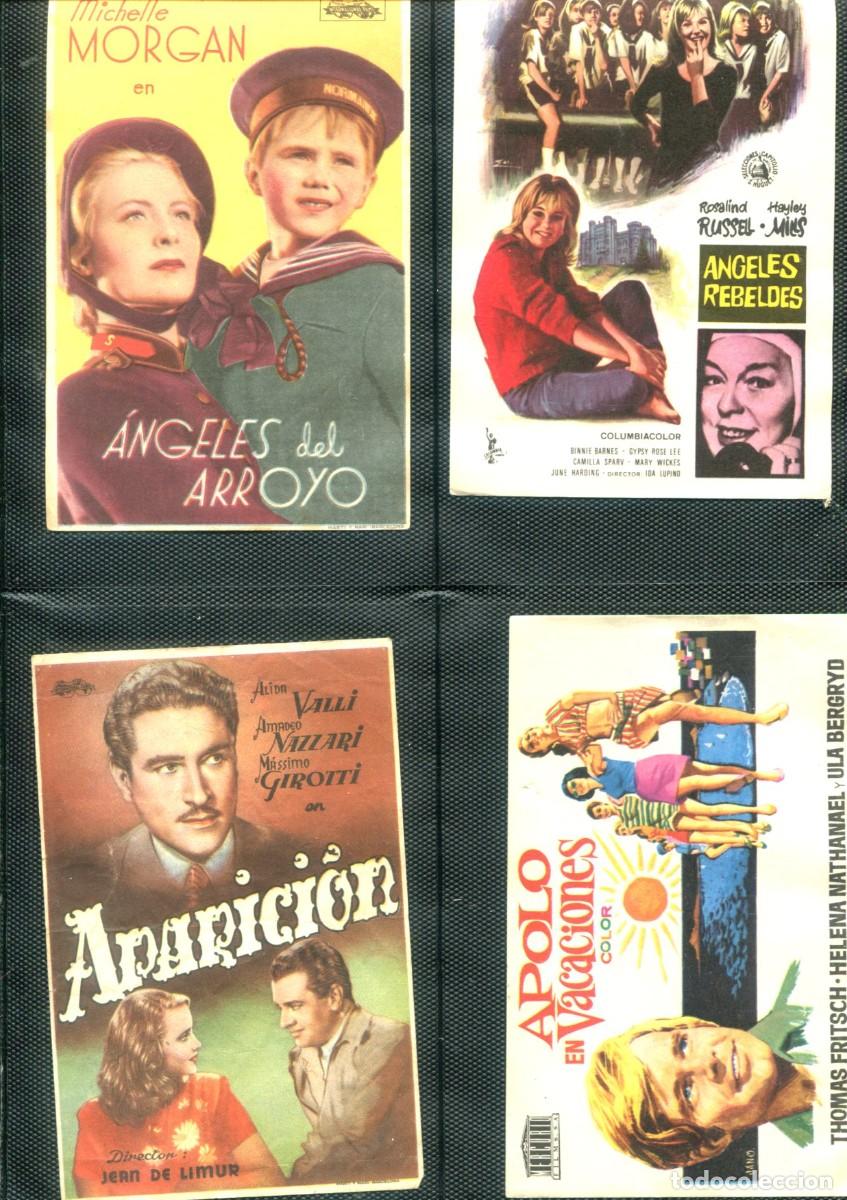 Cine: Lote 4 programas de mano de cine. Folletos Sin publicidad - Foto 1