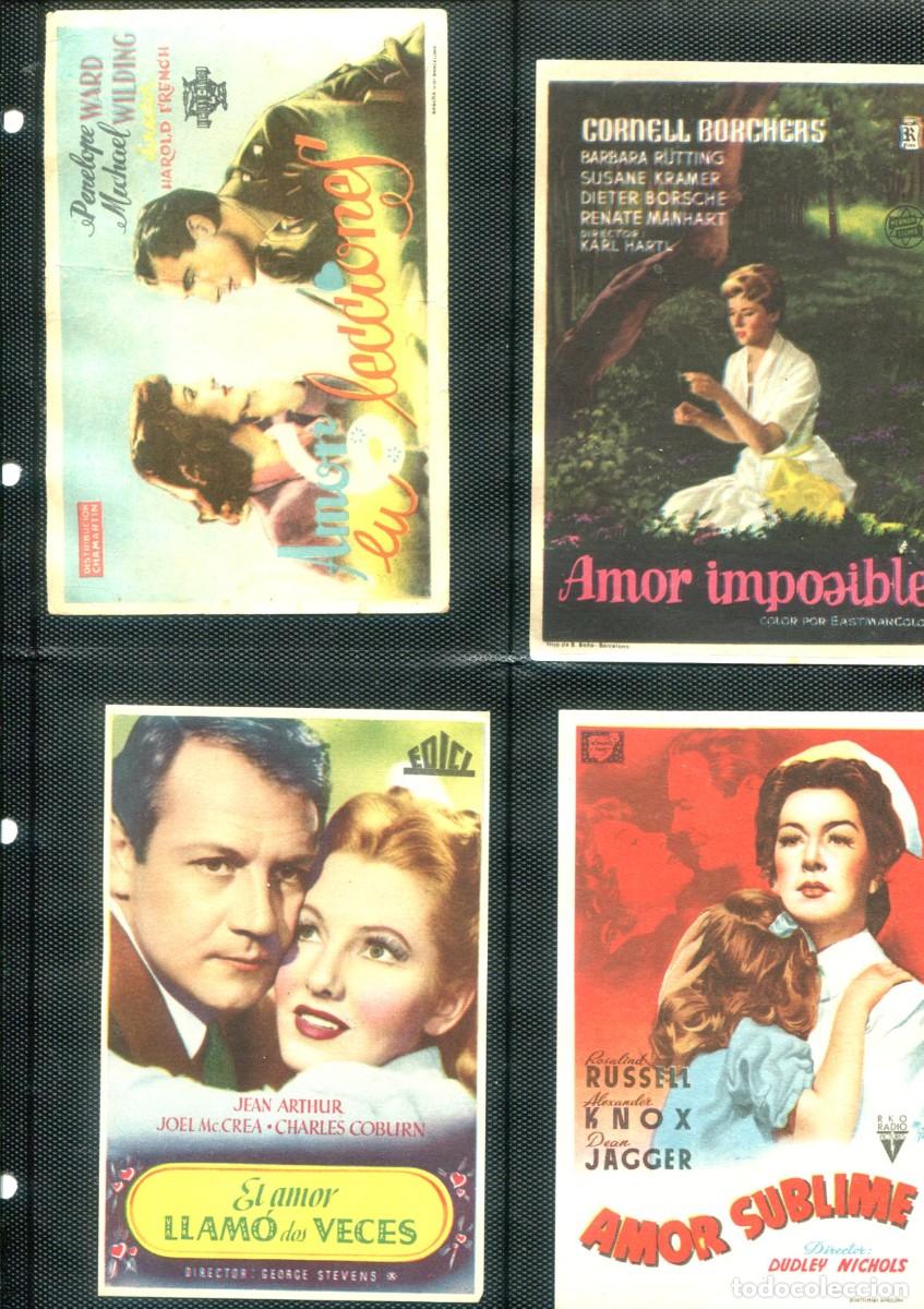 Cine: Lote 4 programas de mano de cine. Folletos Sin publicidad - Foto 1