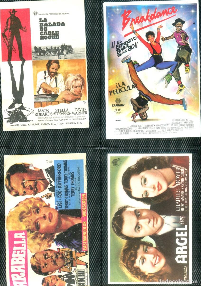 Cine: Lote 4 programas de mano de cine. Folletos Sin publicidad - Foto 1