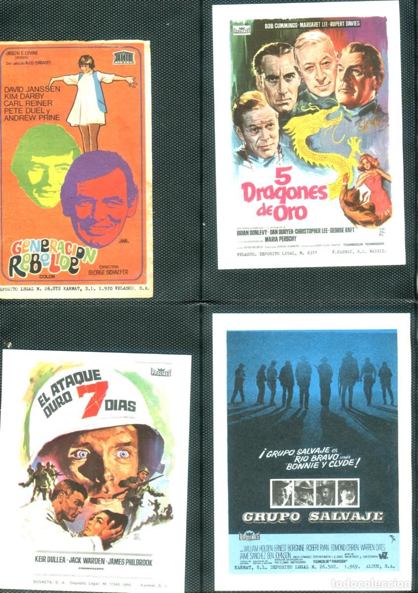 Cine: Lote 4 programas de mano de cine. Folletos Sin publicidad - Foto 1