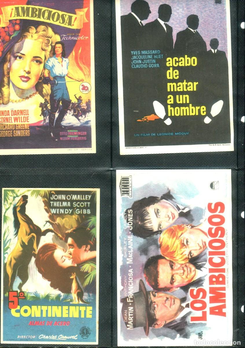 Cine: Lote 4 programas de mano de cine. Folletos Sin publicidad - Foto 1
