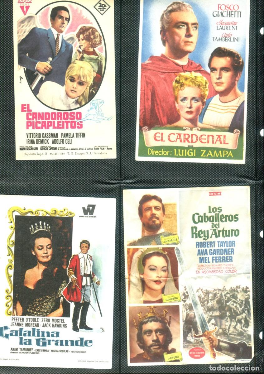 Cine: Lote 4 programas de mano de cine. Folletos Sin publicidad - Foto 1
