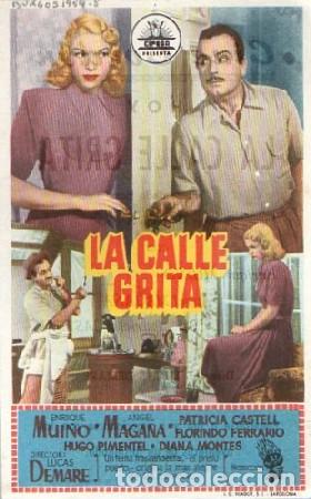 Cine: PROGRAMA DE CINE: LA CALLE GRITA PC-9741 - Foto 1