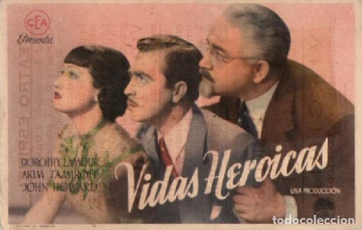 Cine: PROGRAMA DE CINE: VIDAS HEROICAS PC-9753 - Foto 1