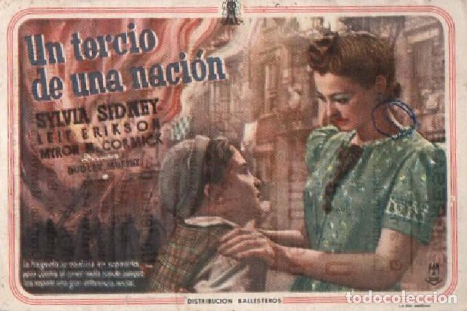 Cine: PROGRAMA DE CINE: UN TERCIO DE UNA NACION PC-9757 - Foto 1