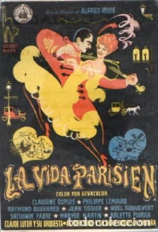 Cine: PROGRAMA DE CINE: LA VIDA PARISIEN PC-9768 - Foto 1