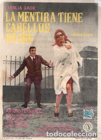 Cine: PROGRAMA DE CINE: LA MENTIRA IENE CABELLOS ROJOS PC-9769 - Foto 1