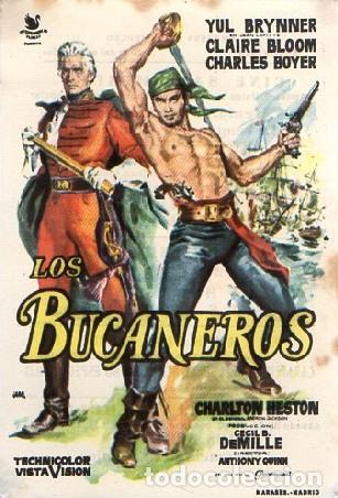 Cine: PROGRAMA DE CINE: LOS BUCANEROS PC-9771 - Foto 1