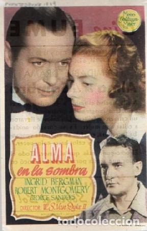 Cine: PROGRAMA DE CINE: ALMA EN LA SOMBRA PC-9774 - Foto 1