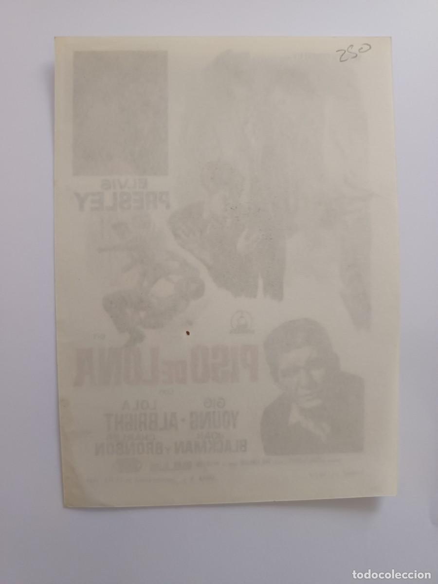Cine: PROGRAMA DE CINE PISO DE LONA ELVIS PRESLEY - Foto 2