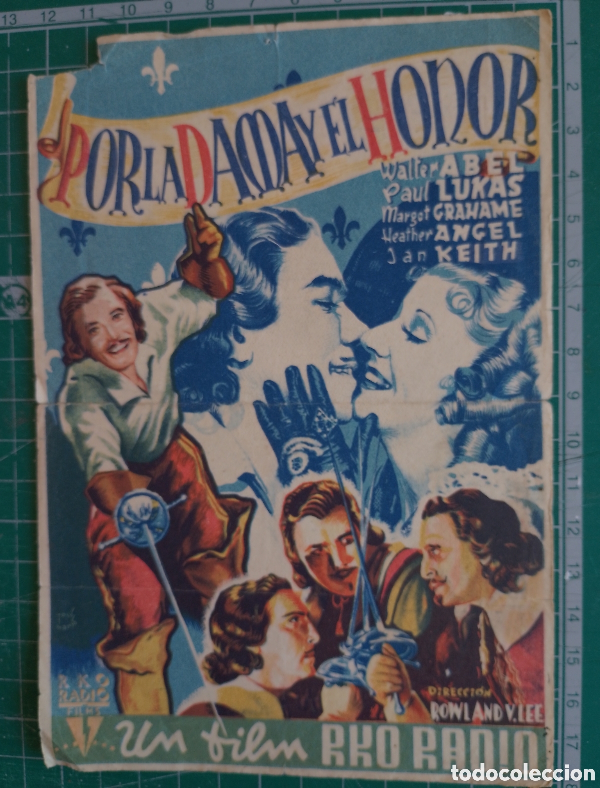 Cine: Programa de cine. POR LA DAMA Y EL HONOR. - Foto 1