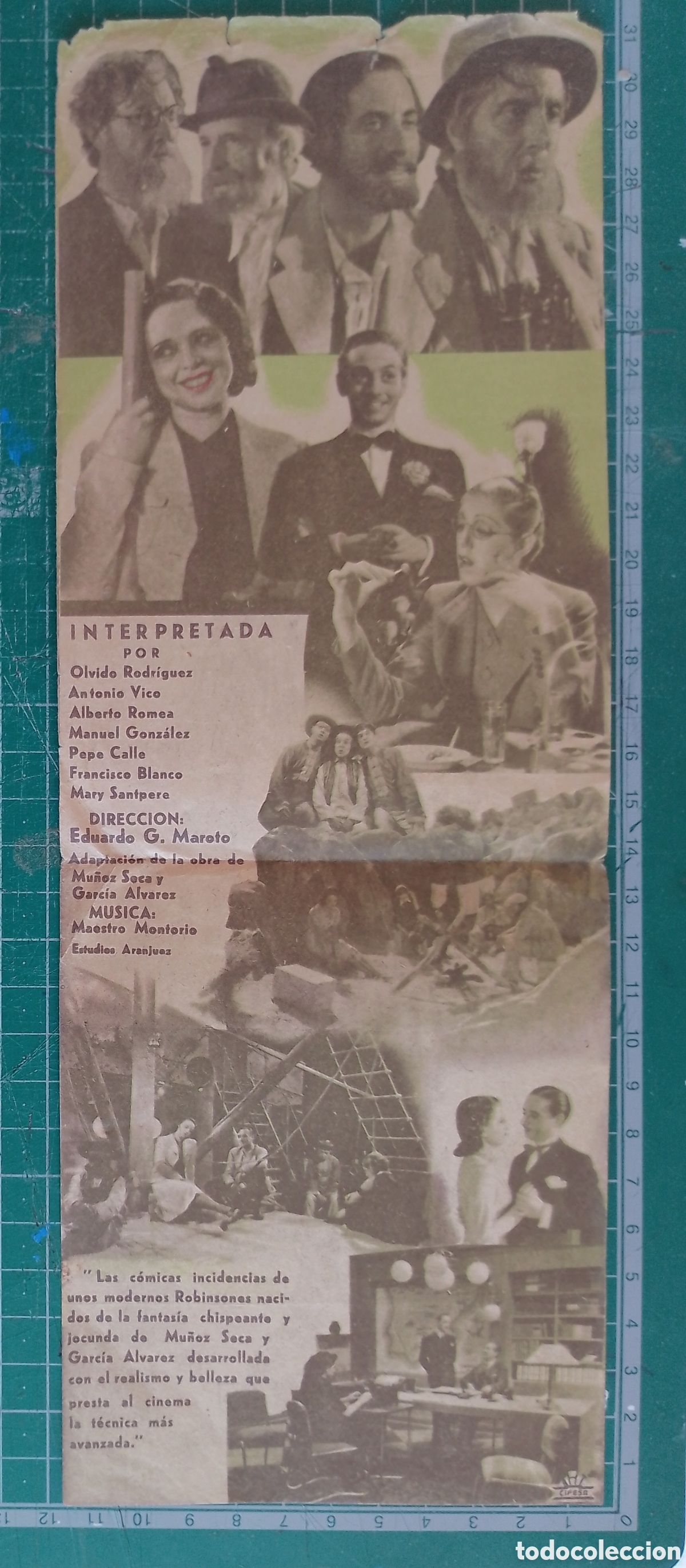 Cine: Programa de cine. LOS CUATRO ROBINSONES. - Foto 2
