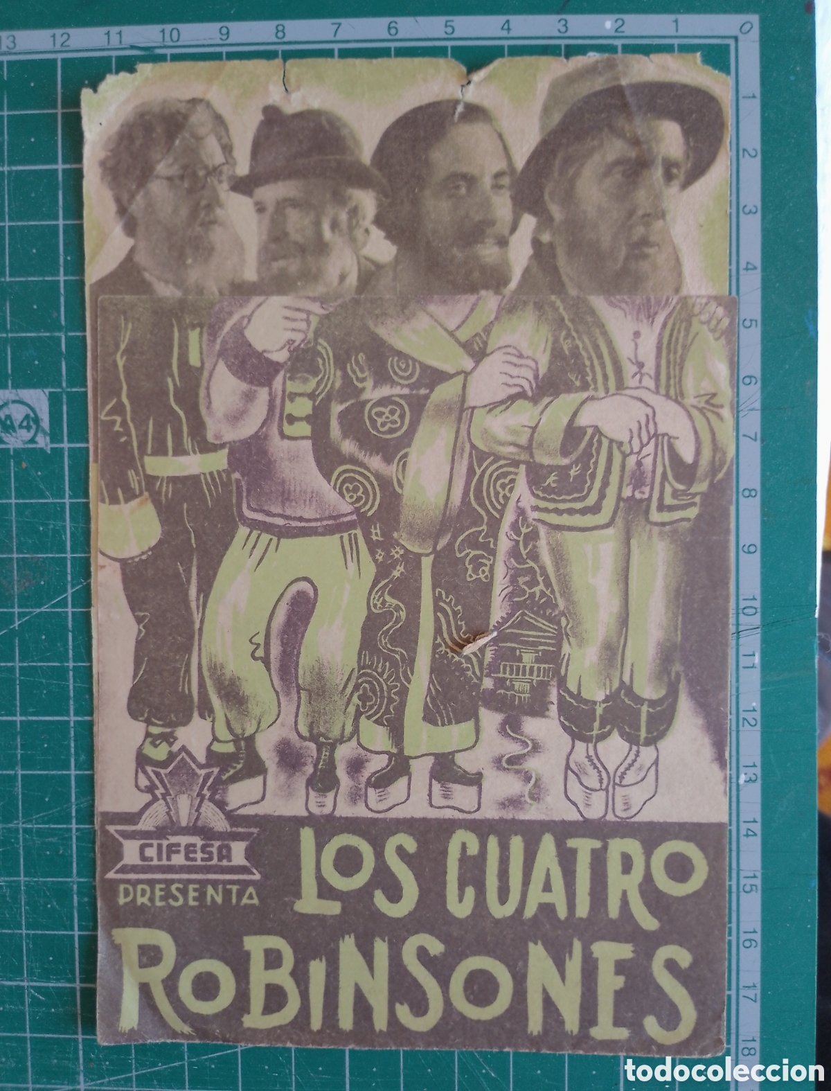 Cine: Programa de cine. LOS CUATRO ROBINSONES. - Foto 1