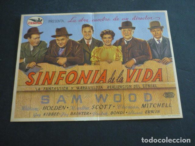 Cine: SINFONIA DE LA VIDA PROGRAMA DE CINE SIN PUBLICIDAD - Foto 1