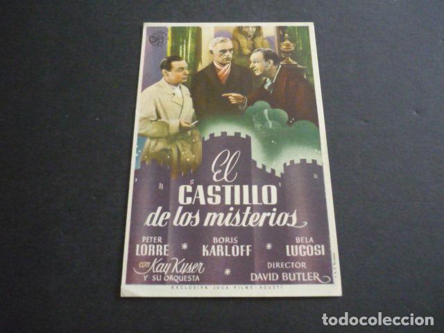 Cine: EL CASTILLO DE LOS MISTERIOS PROGRAMA DE CINE SIN PUBLICIDAD - Foto 1